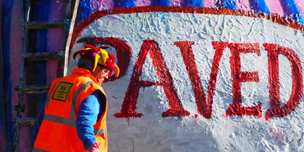 PAVE mural artwork on Elephant Rock